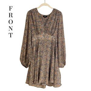 NWOT Wishlist Button Front Long Sleeve Dress | Small